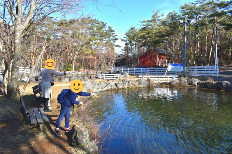 PICA富士西湖で釣り