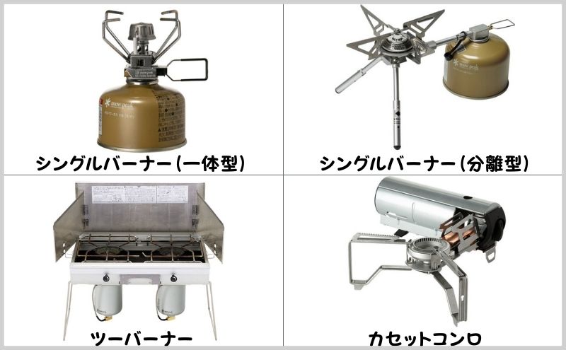 バーナーの種類