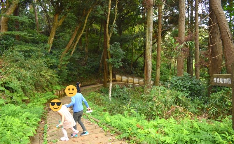 昭和の森：キャンプ場から移動