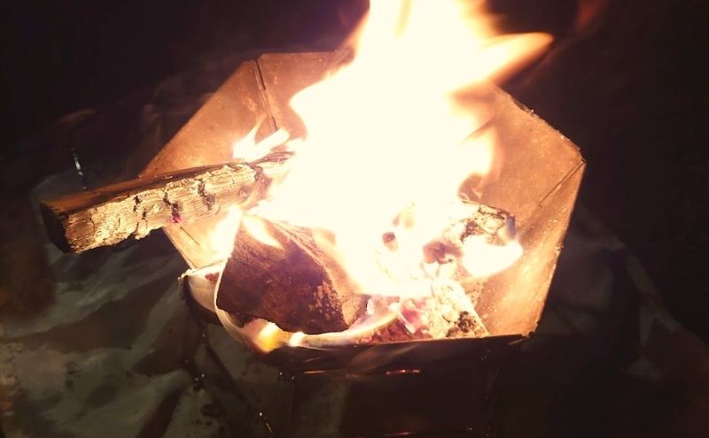 ブリーズファミリーキャンプ：焚き火