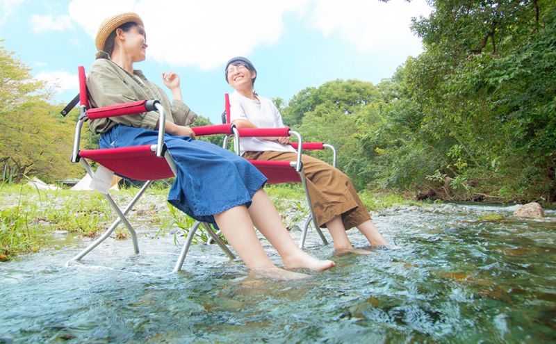 ときたまひみつきち コモリバ:川遊び
