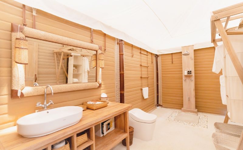 KEIKOKU GLAMPING TENT(渓谷グランピングテント):お風呂