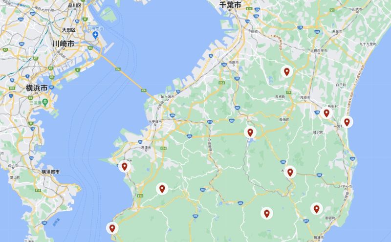 千葉県のグランピングエリア