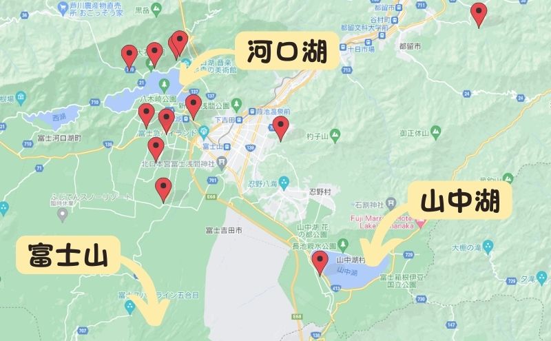 山梨県のグランピング施設