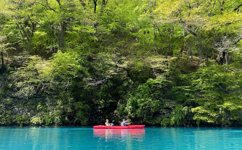 温泉グランピング・シマブルー：カヌー・SUP体験