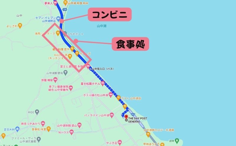 ザ・デイ ポストジェネラル＞周辺地図（コンビニ）